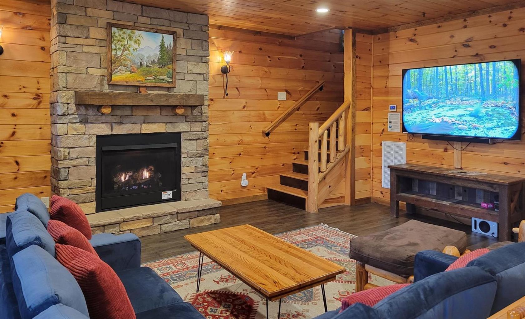 Ridge View Lodge Nature And Mountain View - Hot Tub - Firepit - Yard - Games ガトリンバーグ エクステリア 写真